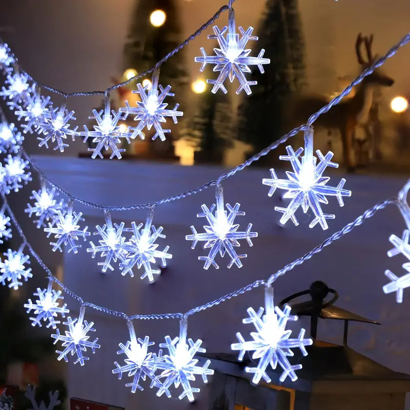 Χριστουγεννιάτικα φωτάκια "Snowflakes", 270 cm