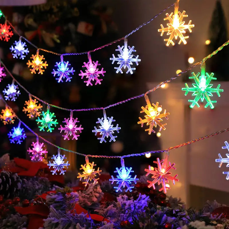 Χριστουγεννιάτικα φωτάκια "Snowflakes", 270 cm