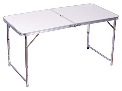 Φορητό πτυσσόμενο τραπέζι + 4 καρέκλες - για πικνίκ και κάμπινγκ, ρυθμιζόμενο ύψος