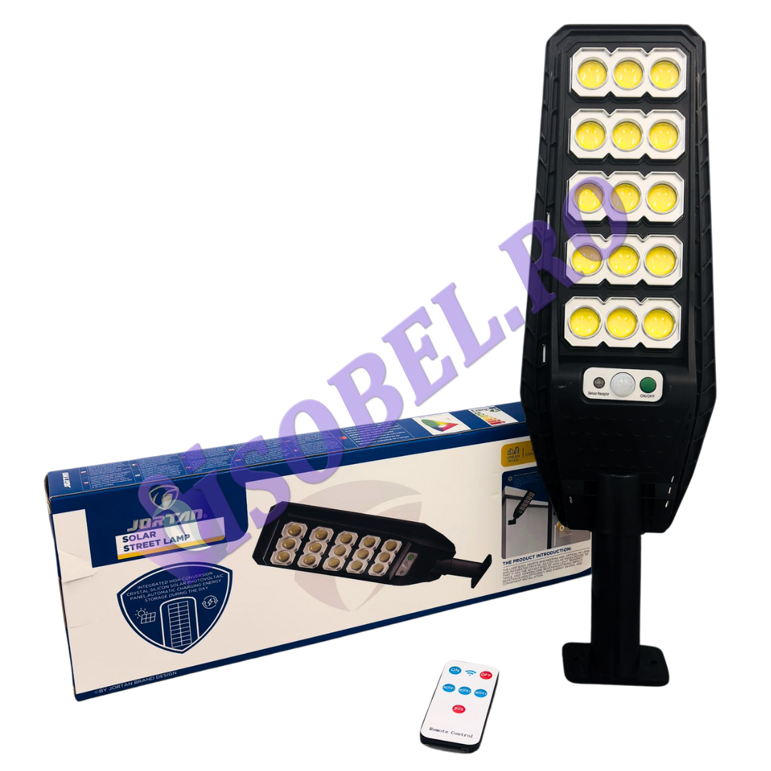 Σετ 5 Ηλιακών Φωτιστικών Δρόμου Jortan - 500W - 315 LED