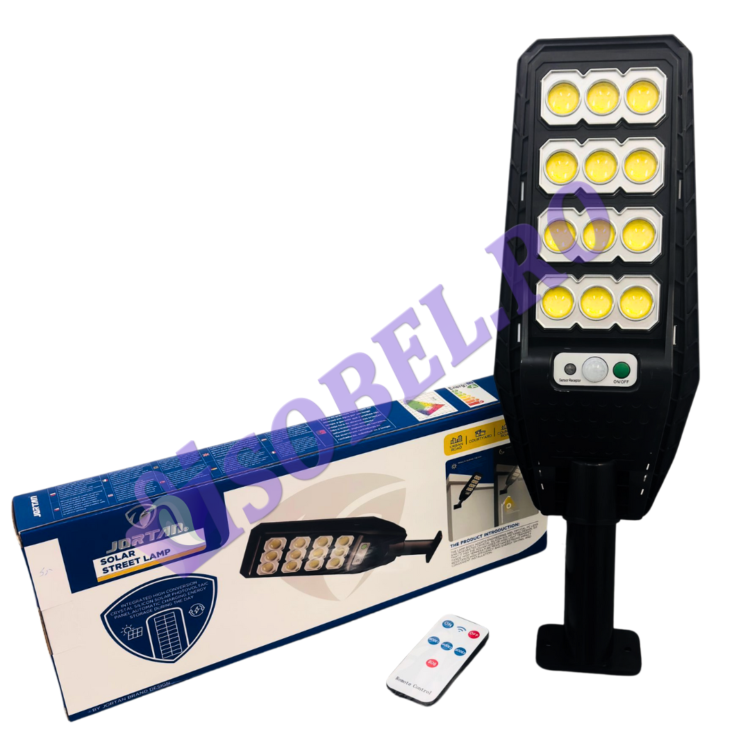 Σετ 5 Ηλιακών Φωτιστικών Δρόμου Jortan - 400W - 252 LED