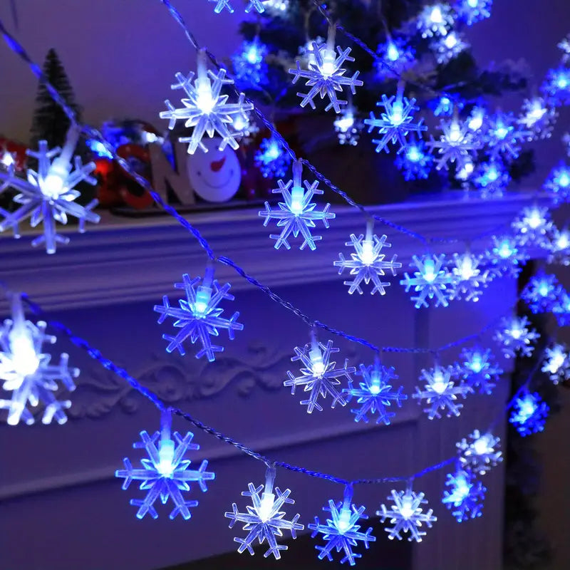 Χριστουγεννιάτικα φωτάκια "Snowflakes", 270 cm