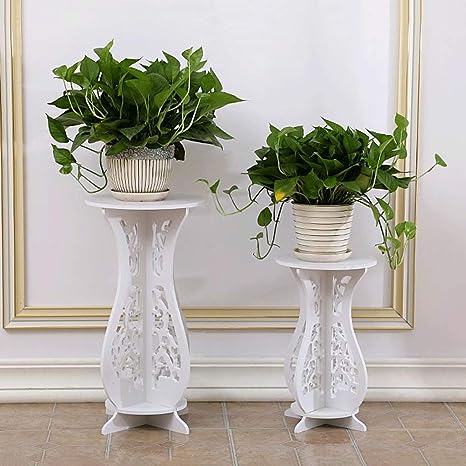 Διακοσμητικό ξύλινο τραπεζάκι για λουλούδια 52x31