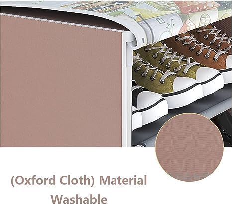 Ντουλάπι υποδημάτων με 5 ράφια και προστατευτικό κάλυμμα