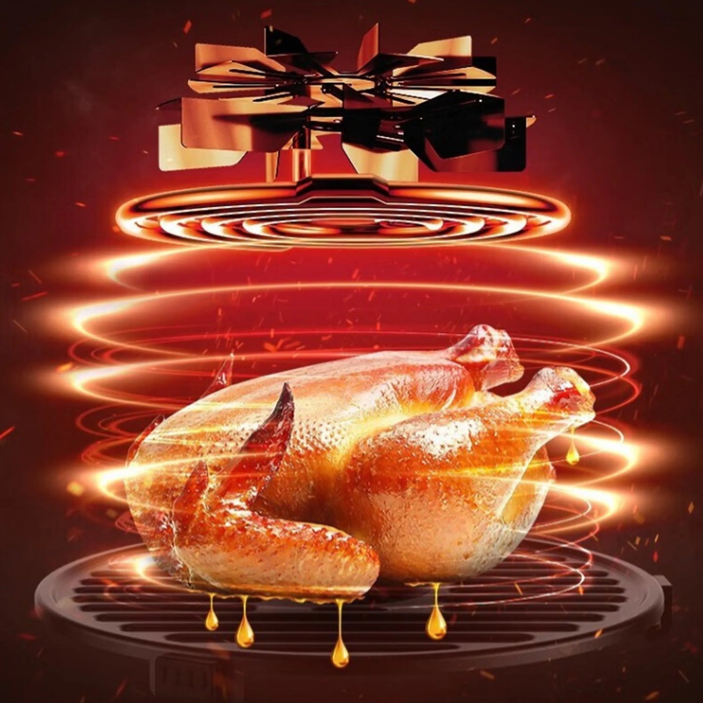 Φριτέζα αέρος SonyMax, 5L + ΔΩΡΟ - Σετ 50 χαρτιά ψησίματος για AirFryer