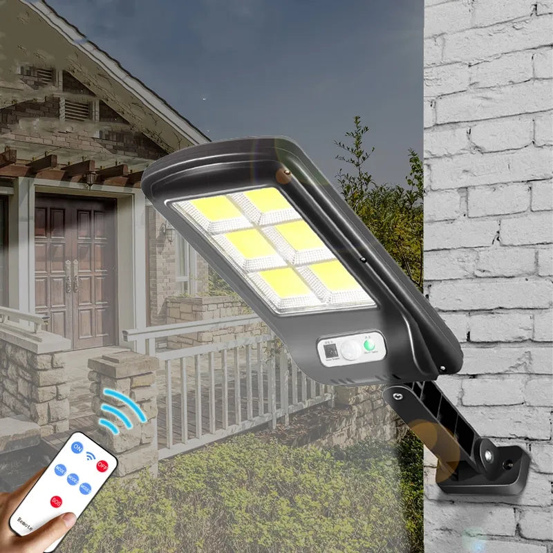 Πακέτο 2 ηλιακά δρόμου φωτιστικά 2x160 LED, αισθητήρας κίνησης
