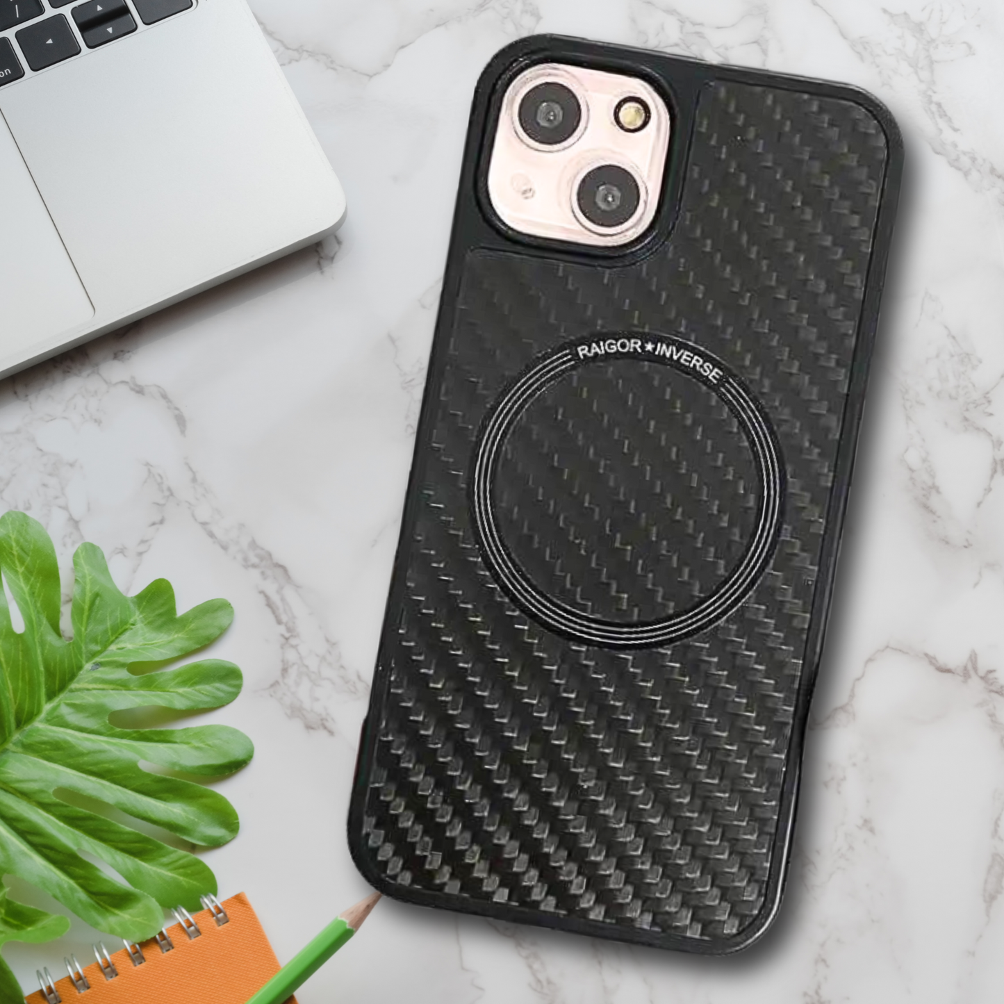 Θήκη Premium από Ινδικό Κάνναβη για το iPhone 15 - Συμβατή με το MagSafe