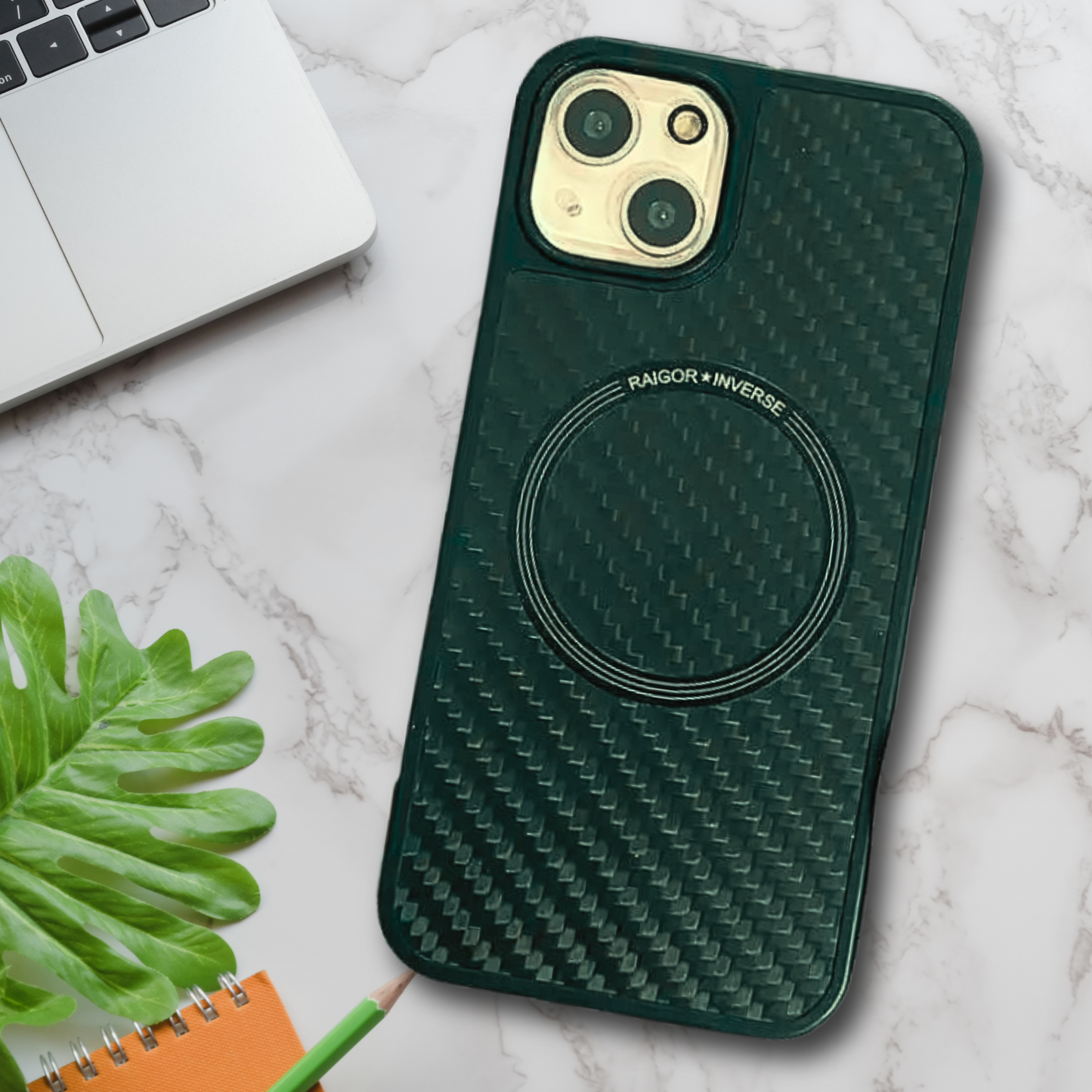 Θήκη Premium από Ινδικό Κάνναβη για το iPhone 15 - Συμβατή με το MagSafe