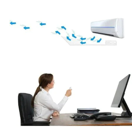 Διαφανής ανακλαστήρας κλιματισμού, συμπεριλαμβάνεται ένα σετ εγκατάστασης, 100 εκατ.