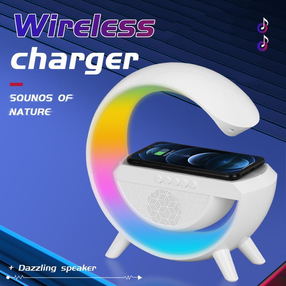 Έξυπνη λάμπα LED με ηχείο Bluetooth, έλεγχο αφής και ασύρματη φόρτιση