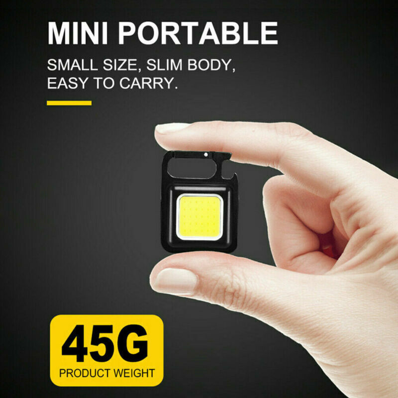 Μίνι φακός COB 800 lumen, φορητός και επαναφορτιζόμενος