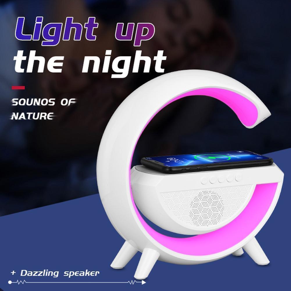 Έξυπνη λάμπα LED με ηχείο Bluetooth, έλεγχο αφής και ασύρματη φόρτιση