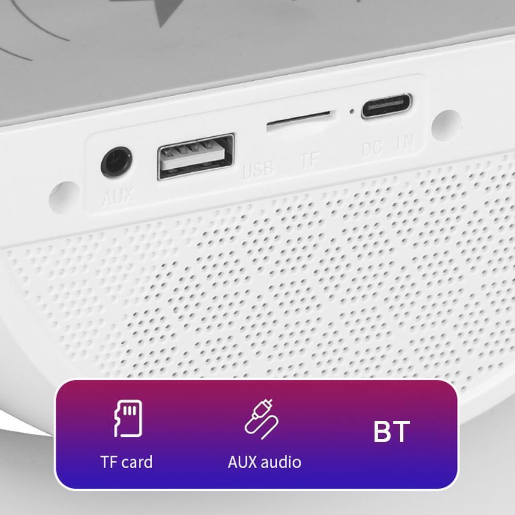 Έξυπνη λάμπα LED με ηχείο Bluetooth, έλεγχο αφής και ασύρματη φόρτιση
