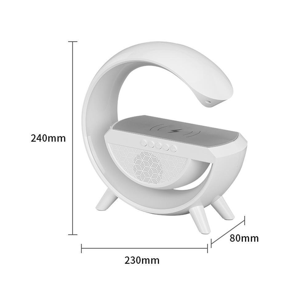 Έξυπνη λάμπα LED με ηχείο Bluetooth, έλεγχο αφής και ασύρματη φόρτιση