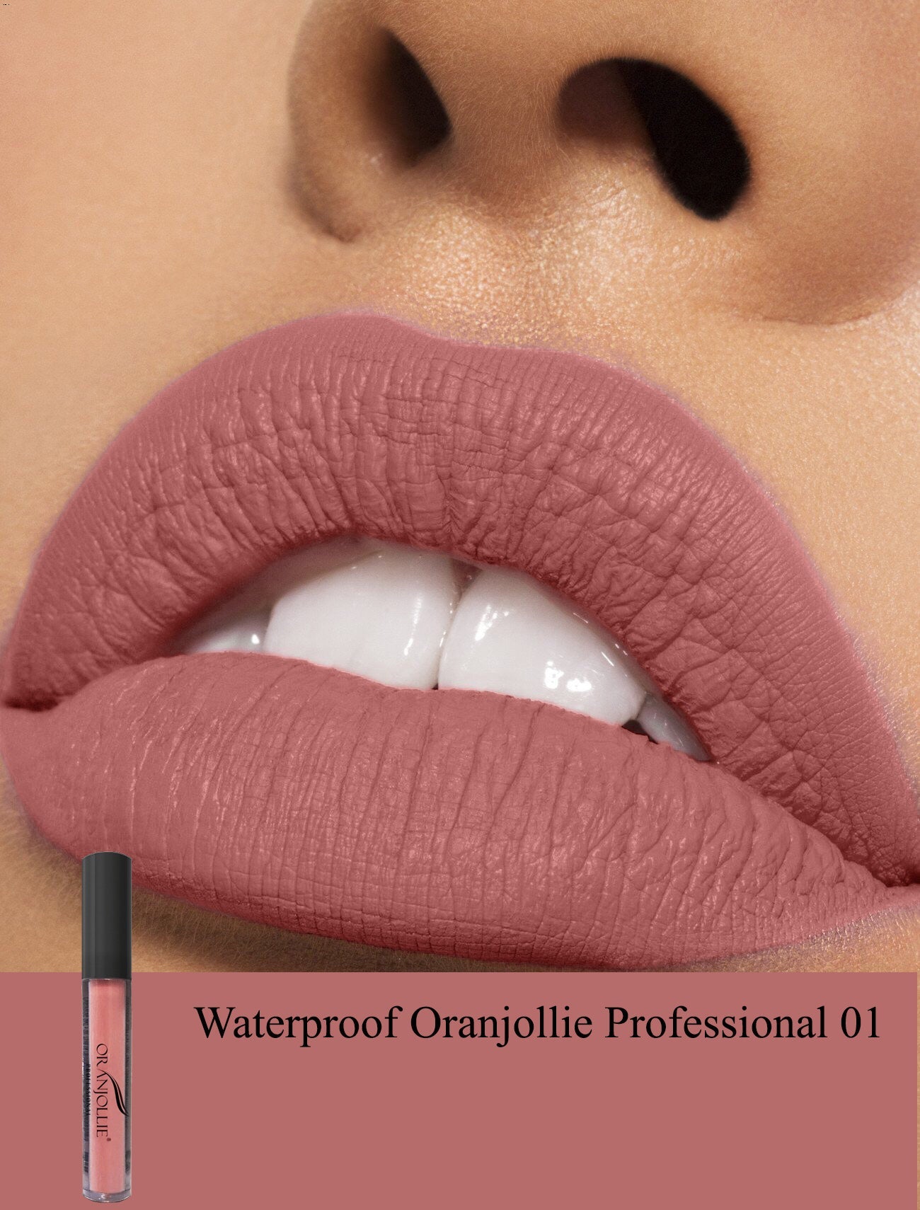 Υγρό κραγιόν Make Matte Oranjollie no. 01