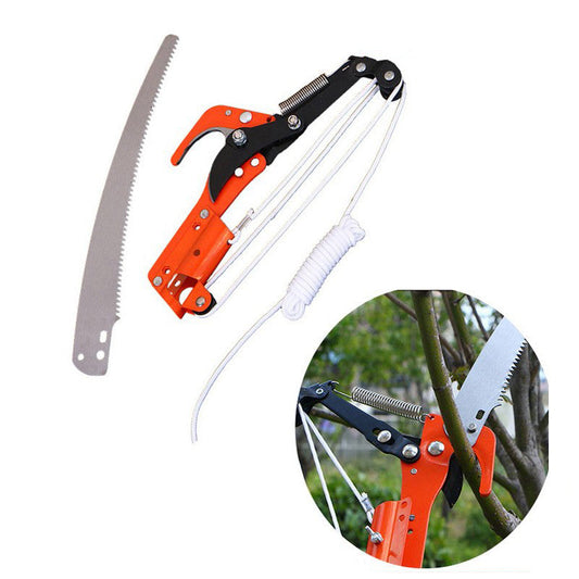 Ψαλίδι κλαδιών και πριόνι, με τηλεσκοπική λαβή 1,8-2,5 m