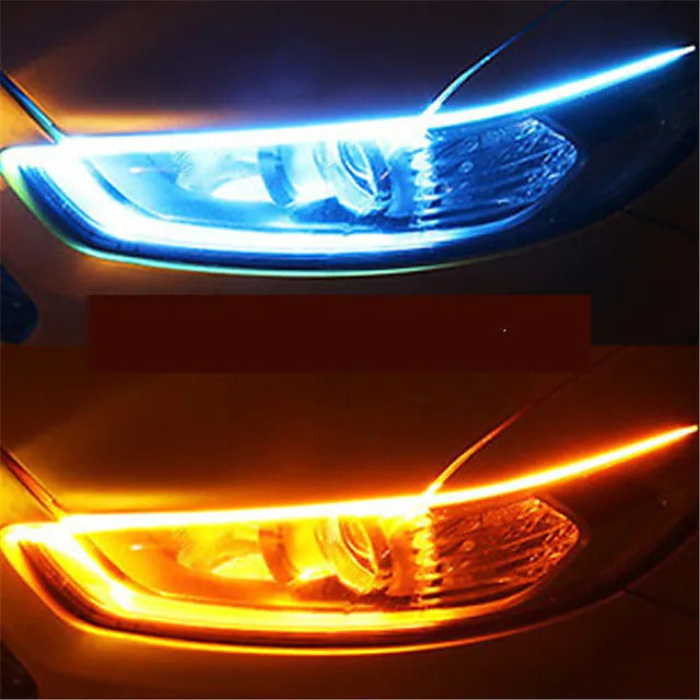 Σετ 2 εύκαμπτων λωρίδων LED 60cm για προβολείς
