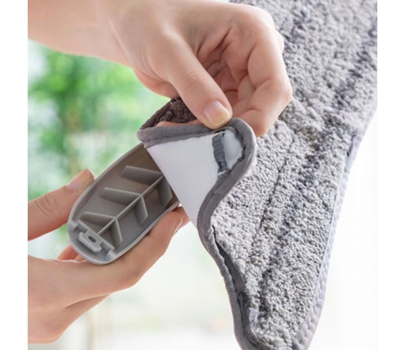 Σφουγγαρίστρα με σφουγγάρι ινών και συμπίεση τύπου X, περιστρεφόμενη κεφαλή 360°, επεκτεινόμενος βραχίονας