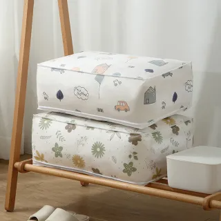 Σετ 3 πτυσσόμενων οργανωτών για ντουλάπα, υφάσματα