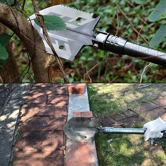 Πτυσσόμενο Φτυάρι Κάμπινγκ - Πολυλειτουργικό Ατσάλινο κιτ, 78cm