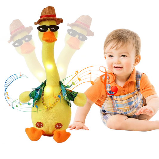 Διαδραστικό παιχνίδι Talking Duck, Repeat, Imitate, Sing, Yellow