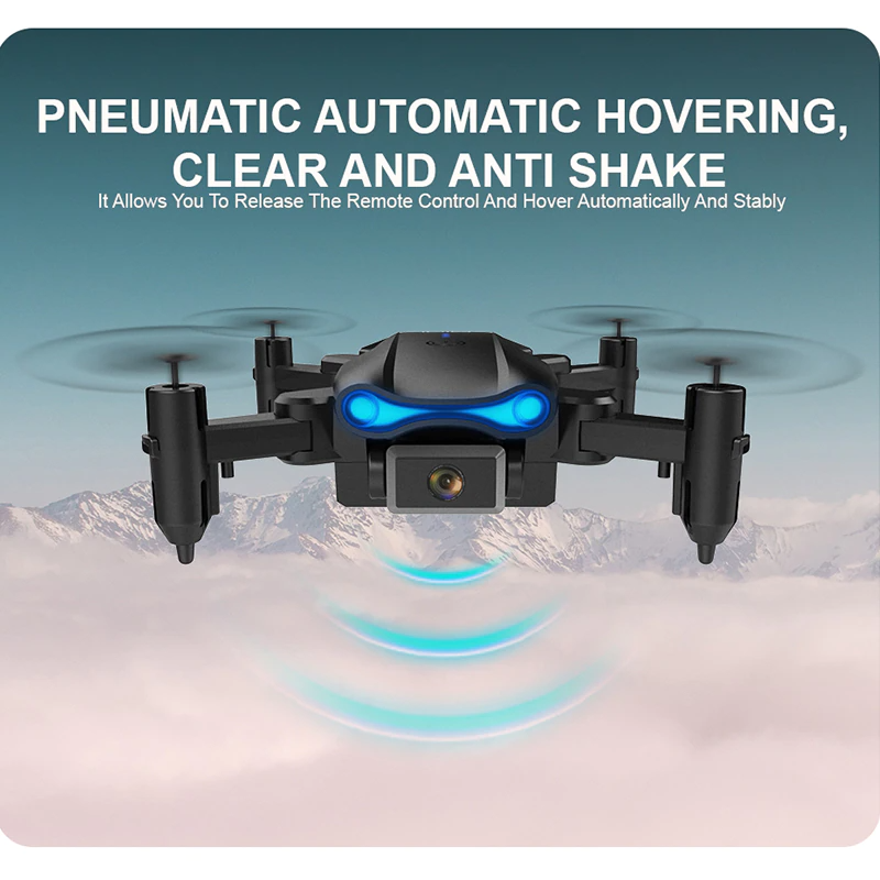KY906 Drone με πτυσσόμενους βραχίονες, Wi-Fi, Επιστροφή στο σπίτι, 4K, Ζωντανή ροή, Μαύρο