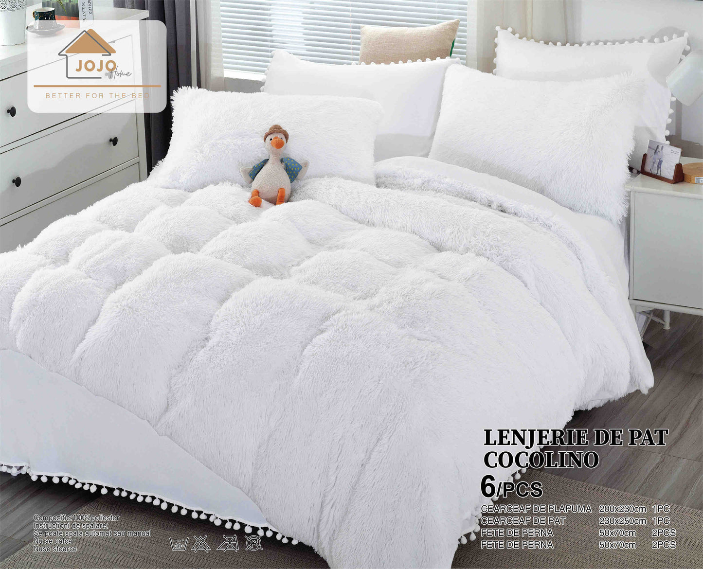 Κλινοσκεπάσματα «Cocolino Fluffy», αφράτα, για 2 άτομα, F20