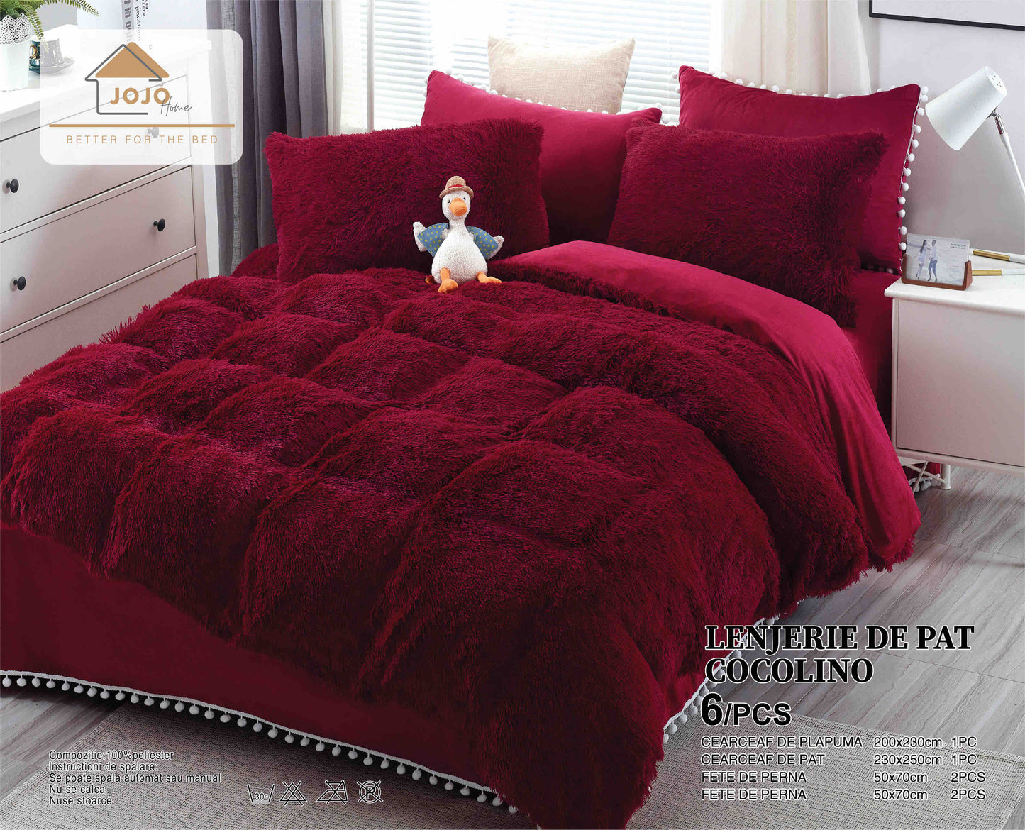 Κλινοσκεπάσματα «Cocolino Fluffy», αφράτα, για 2 άτομα, F16