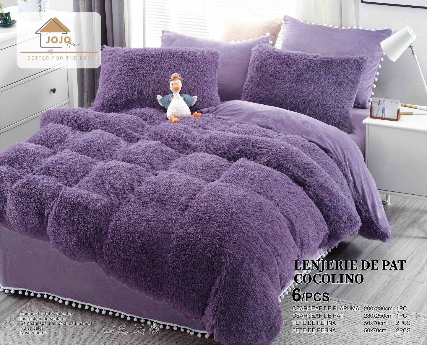 Κλινοσκεπάσματα «Cocolino Fluffy», αφράτα, για 2 άτομα, F18