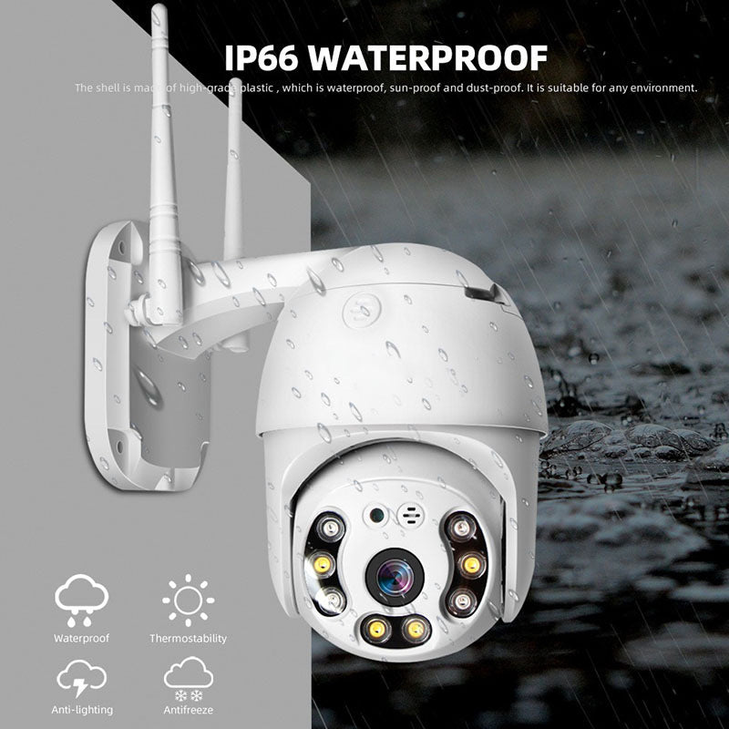 Κάμερα παρακολούθησης WIFI, 3MP, FULL HD, έγχρωμη νυχτερινή όραση, Micro SD, 360 περιστροφή, ανίχνευση ανθρώπινης μορφής
