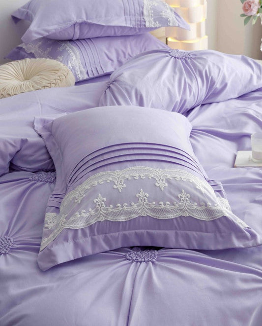 Κλινοσκεπάσματα Finet 6 τεμαχίων με κεντημένες καρδιές, J06