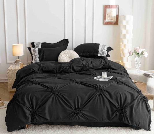 Κλινοσκεπάσματα Finet 6 τεμαχίων με κεντημένες καρδιές, J13