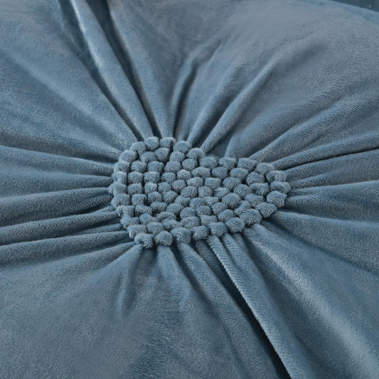 Βελούδινα κλινοσκεπάσματα, με κέντημα καρδιά, 4 τεμάχια, 2 άτομα, J11