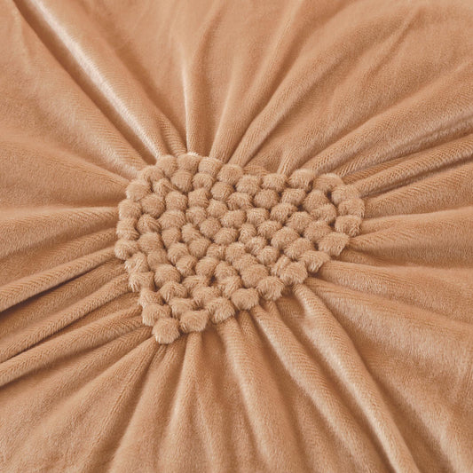 Βελούδινα κλινοσκεπάσματα, με κέντημα καρδιά, 4 τεμάχια, 2 άτομα, J10