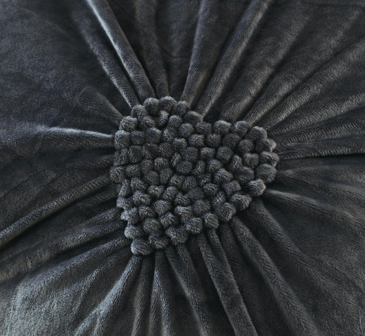 Βελούδινα κλινοσκεπάσματα, με κέντημα καρδιά, 4 τεμάχια, 2 άτομα, J06