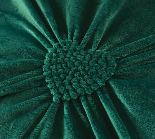 Βελούδινα κλινοσκεπάσματα, με κέντημα καρδιά, 4 τεμάχια, 2 άτομα, J04