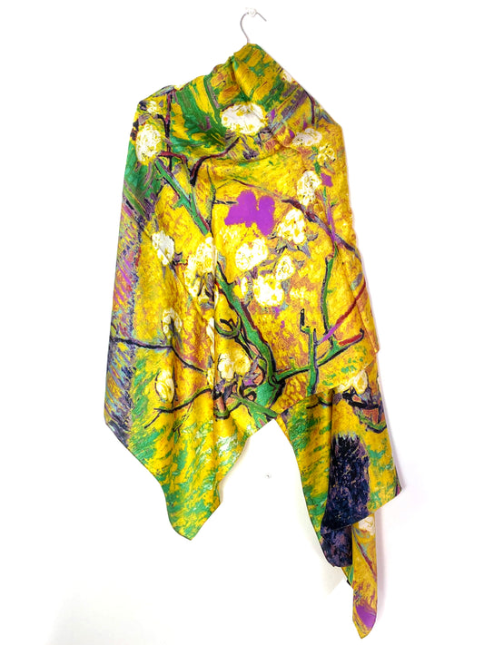 Κασκόλ 'Silk Touch' με στάμπα 180 cm