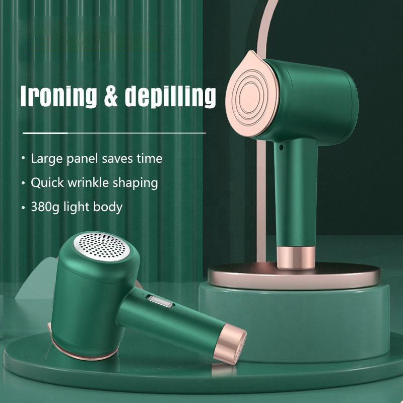 IronShear 2 σε 1 σίδερο, με ατμό και χνούδι, πράσινο