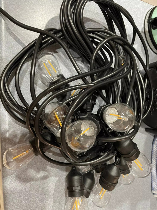 Φωτιστική γιρλάντα 10 μέτρων με 10 λαμπτήρες LED και ηλιακό