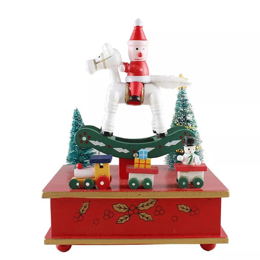 Ξύλινο μουσικό κουτί, για τα Χριστούγεννα, διάφορα μοντέλα