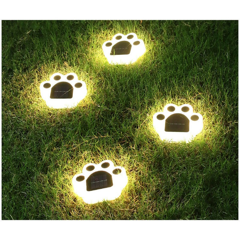 Ηλιακός λαμπτήρας LED, τύπου bear paw, για γκαζόν ή κήπο, αδιάβροχο, ζεστό λευκό