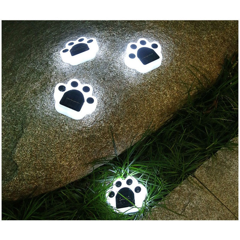 Ηλιακό φωτιστικό LED, τύπου bear paw, για γκαζόν ή κήπο, αδιάβροχο, ψυχρό λευκό