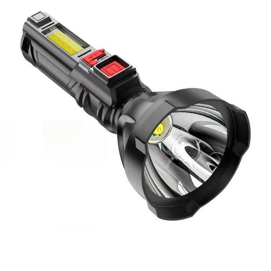 Φακός BL-830 με φόρτιση USB, 3 τρόπους λειτουργίας, μαύρος