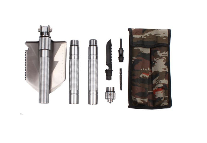 Πτυσσόμενο Φτυάρι Κάμπινγκ - Πολυλειτουργικό Ατσάλινο κιτ, 78cm