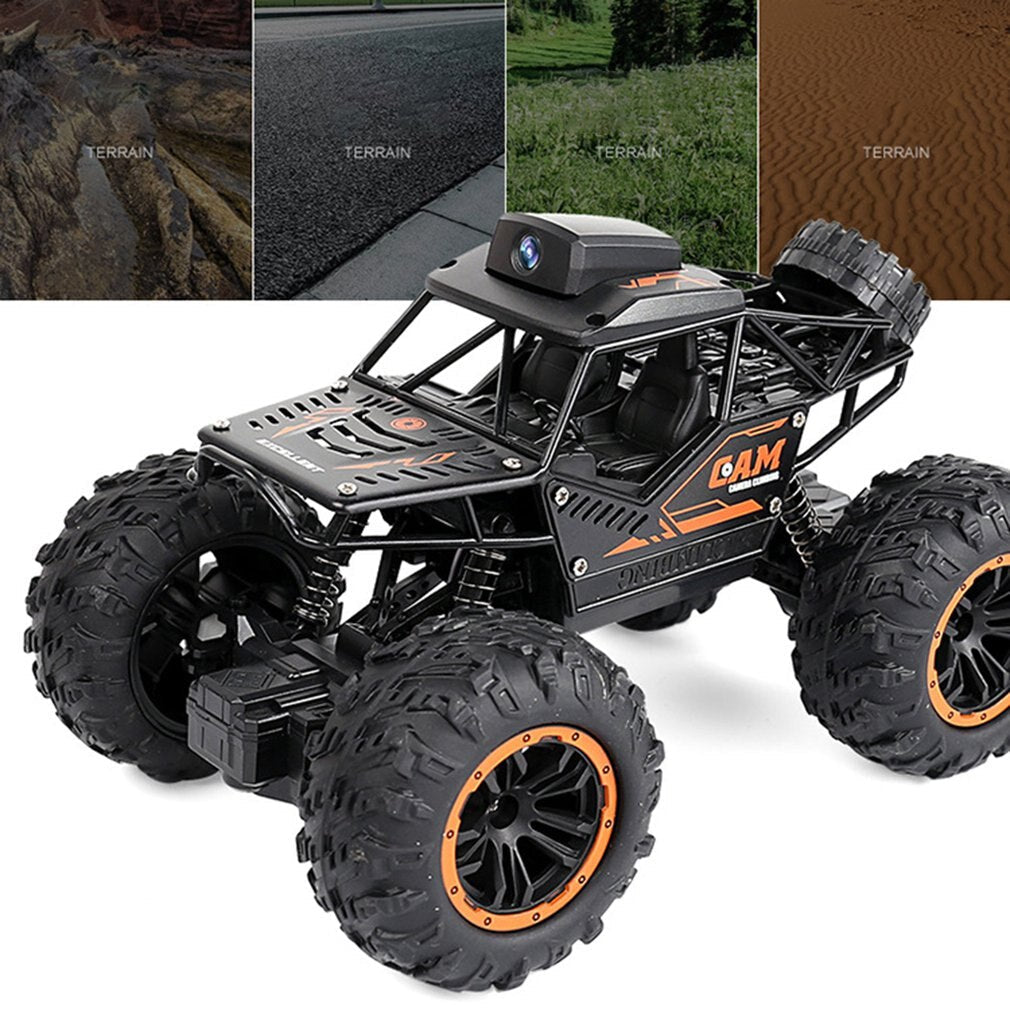 Αυτοκίνητο Off Road με τηλεχειριστήριο και ενσωματωμένη βιντεοκάμερα, μαύρο