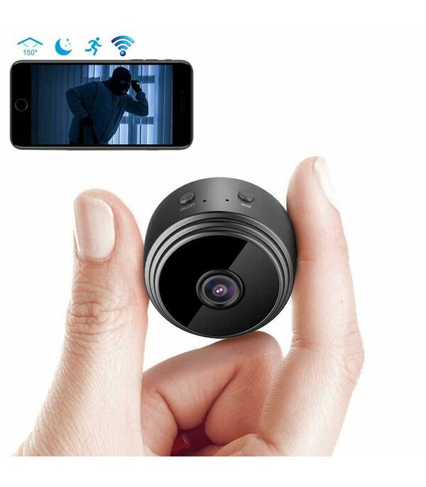 Mini κάμερα παρακολούθησης WiFi, 1080P, νυχτερινή όραση FULL HD, συναγερμός εισβολέων και παρακολούθηση