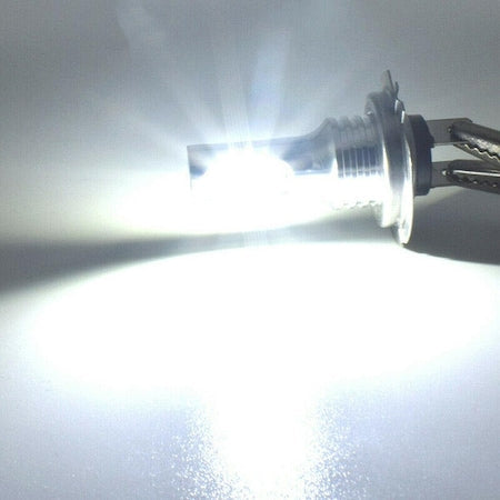 Σετ 2 λαμπτήρων αυτοκινήτου H7, RUI, 12 LED SMD, λάμπα, σετ 160W, Pure White Light, 6000k, χωρίς ανεμιστήρα, καλώδιο