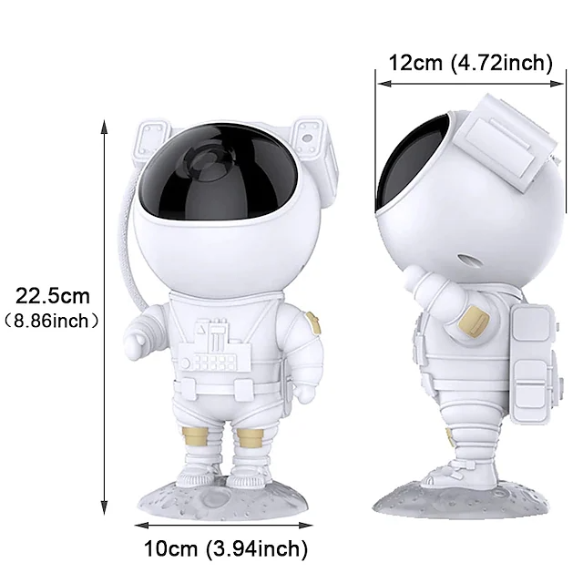 Λαμπτήρας LED προβολέα ASTRONAUT, έναστρος ουρανός, πολύχρωμος