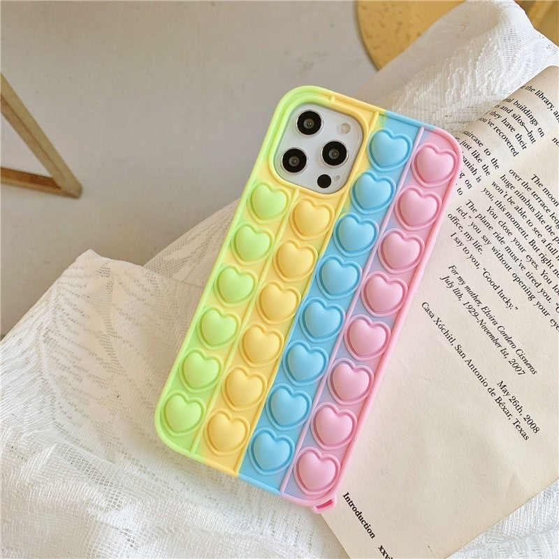 Θήκη τηλεφώνου PopIt Heart Anti-Stress για iPhone