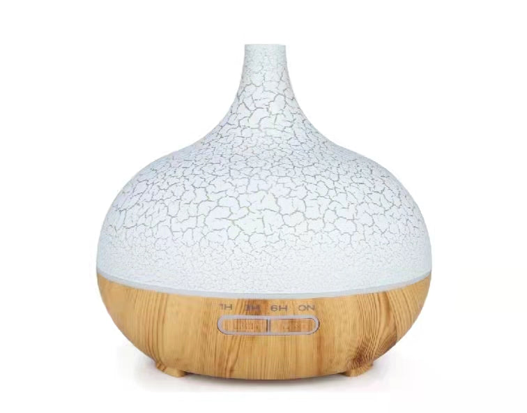 Διαχύτης αρωματοθεραπείας με τηλεχειριστήριο, δρυς, 550 ml